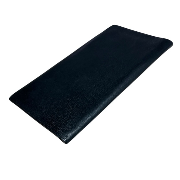 HERMES Compartment Wallet Black Leather Made in France - Picture 8 of 11